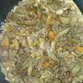 miwacomoko's cooksnap of when they made 牛肉とごぼうの炊き込みご飯.