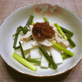 ほしるん's cooksnap of when they made 春の味♪　うどと鶏ささみの梅肉和え.