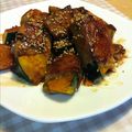 maisukekun's cooksnap of when they made 豚巻きカボチャの照り焼き.