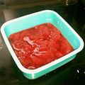 ポテトけんや's cooksnap of when they made * レンジde簡単 ❤ いちごジャム♪.
