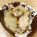 garni's cooksnap of when they made 手羽元と大根煮.