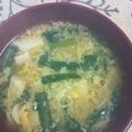 みゆてつこ's cooksnap of when they made ☆にらの卵とじ味噌汁☆.