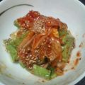 minipenko's cooksnap of when they made アボガドキムチ.