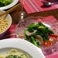 ぼのつま's cooksnap of when they made 菜の花とホタテのガーリックオイル.
