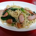 chanmi14's cooksnap of when they made カキとほうれん草のバター醤油パスタ.