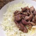 ginjin's cooksnap of when they made 砂肝の生姜焼き♪.
