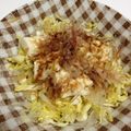 ﾍﾞｰｽﾒｲｸ's cooksnap of when they made 新玉ねぎとキャベツと豆腐のサラダ.