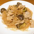vabochan's cooksnap of when they made 豚なす春雨ピーマンのオイスターソース炒め.