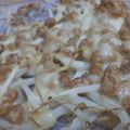 豆まめCafe's cooksnap of when they made もやしの納豆チーズ焼き.