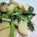 こひよこ's cooksnap of when they made 小松菜とじゃが芋のチーズ炒め.
