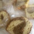 まこ’cooking's cooksnap of when they made しっとり♪マーブルパウンドケーキ*。゜.