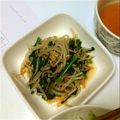 Ruri03's cooksnap of when they made にらもやしごま油和え.