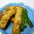 もこもこTomo's cooksnap of when they made かじきのスティック揚げ　カレー風味.