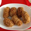 mystar13's cooksnap of when they made 揚げないよ！ 豚コマ 玉ねぎ 一口カツ＊.