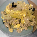 ぶーたーこー's cooksnap of when they made きくらげと豚と玉ねぎとたまご炒め♪.