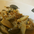 pinkkiika's cooksnap of when they made 鶏肉ときのこのみそだれ炒め.