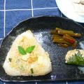 チャーミル's cooksnap of when they made 香ばしい♪たけのこの焼きおにぎり.