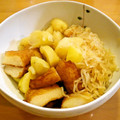 マッハママ's cooksnap of when they made さつまあげとじゃがいもの和風煮.