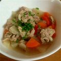 あらこの's cooksnap of when they made 豚肉と大根のあっさり煮.