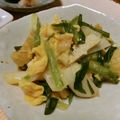 快くん's cooksnap of when they made わけぎの酢味噌和え☆炒り玉子入り.