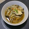 こいちゃん★'s cooksnap of when they made ヘルシー☆キノコあんかけ豆腐ハンバーグ.