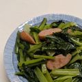 新妻あや's cooksnap of when they made 小松菜とベーコンのバター炒め.
