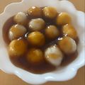 水玉ぱじゃま's cooksnap of when they made タレがおいしい！我が家のみたらしだんご☆.