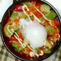0719043's cooksnap of when they made 水菜も美味しい！簡単！アボカドネギトロ丼.