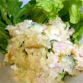 とろんち's cooksnap of when they made 青のりが香ばしい☆卵とポテトのサラダ.
