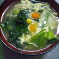 ＊カンカン＊'s cooksnap of when they made ■糖質制限ほうれん草卵スープ簡単朝ランチ.