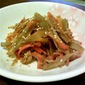 sweetbox25's cooksnap of when they made 豚バラinきんぴらごぼう☆.