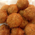 caname's cooksnap of when they made 簡単　鶏つくねのいが栗揚げ❤.