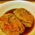 sakie18's cooksnap of when they made 鮭と豆腐のつくねハンバーグ.