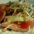 万華月's cooksnap of when they made 3分でできちゃう！カイワレ大根のサラダ♪.