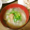 みりせな's cooksnap of when they made ＊さつま芋と竹輪の味噌汁＊.