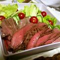 takamone's cooksnap of when they made フライパンで蒸し焼く簡単ローストビーフ.