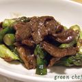 LocomocoHI's cooksnap of when they made 牛肉とアスパラのオイスター炒め.