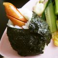 キャシーキャサリン's cooksnap of when they made ウィンナーおむすび.