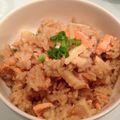 MicHolly's cooksnap of when they made 【節約】超簡単！炊飯器で鮭めし♪.