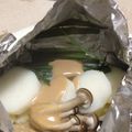 純ちゃんは奉仕作業員's cooksnap of when they made 山芋とニラのホイル焼き☆醤油マヨマヨ.
