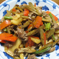 がるばんぞママ's cooksnap of when they made 『豚と牛蒡と筍の甘辛煮』.