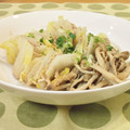 まんまるらあて's cooksnap of when they made きのこのだしも♪白菜と豚肉重ね蒸し.