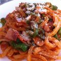 ☆★Yucca★☆'s cooksnap of when they made うどんナポリタン—ケチャップうどん.