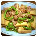 ＊きこ＊'s cooksnap of when they made ■糖質制限■牛肉ピーマン高野豆腐簡単炒め.