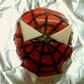 kikuちん's cooksnap of when they made スパイダーマン☆幼稚園キャラ弁当☆.