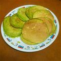 にゃおはり's cooksnap of when they made グリーンホットケーキ（ＨＭ不使用）.