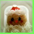 kikuちん's cooksnap of when they made サンタおにぎりでクリスマス弁当.