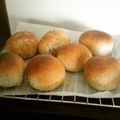 うみ～sea～'s cooksnap of when they made もう～ふわっんふわん！全粒粉の丸パン☆.