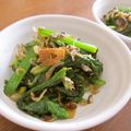 ぽんずー's cooksnap of when they made ほうれん草のじゃこニンニク炒め.