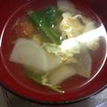 ぬこ03's cooksnap of when they made かぶ・トマト・たまごのスープ.